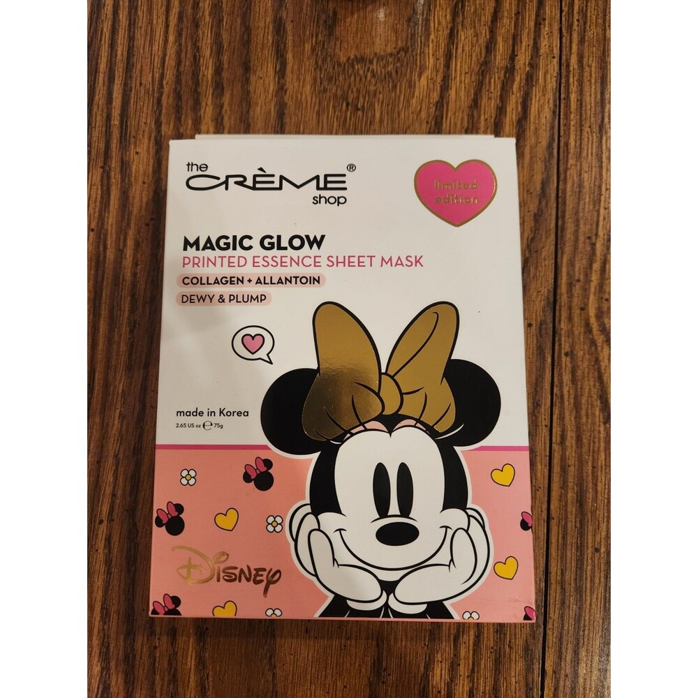 New The Crème Shop Disney Limited Edition Minnie Mouse Facial Sheet Masks 3 Pack